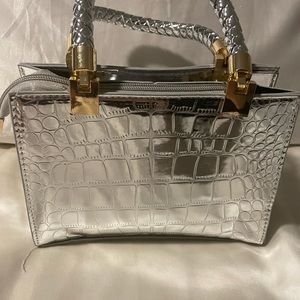 Silver Shoulder & Crossbody mini bag